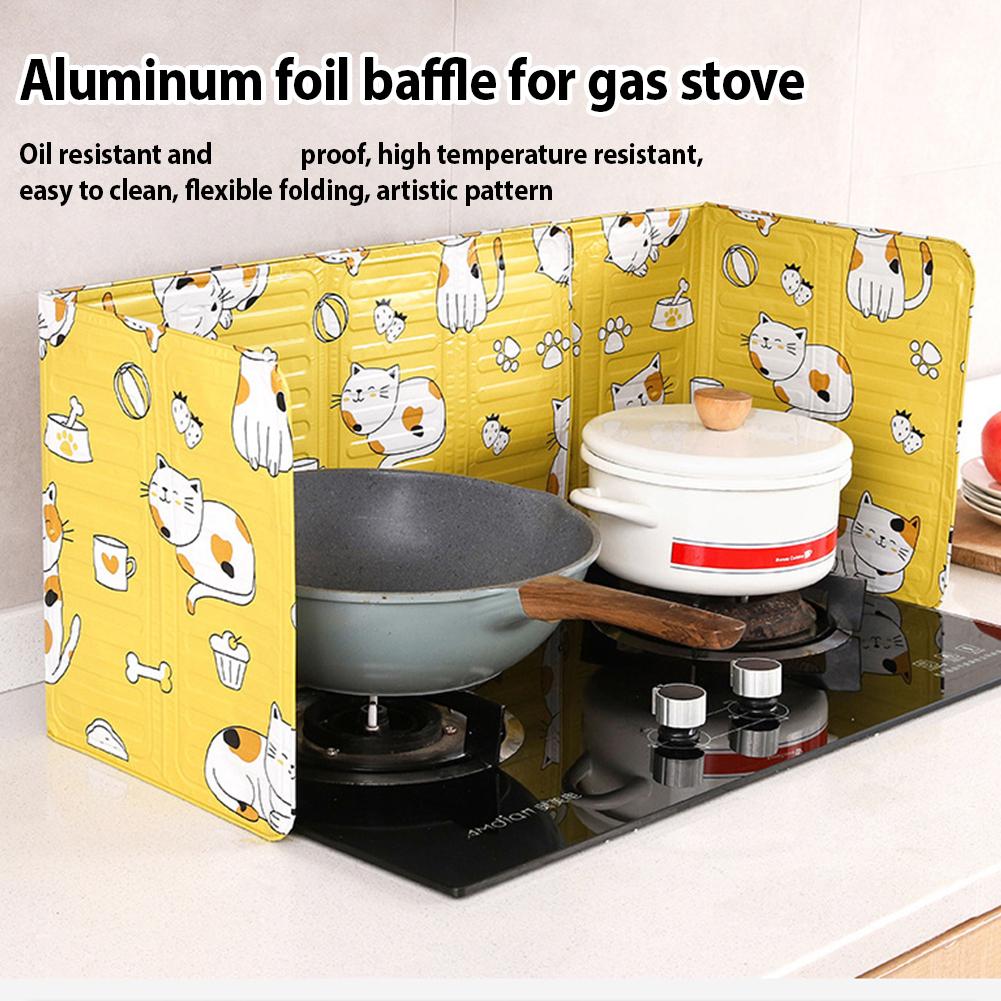Kitchen Gadgets Dropshipping - Protection anti-éclaboussures de cuisine en aluminium,