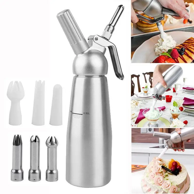 Kitchen Gadgets Under 500 - Pistolet à crème en aluminium pur