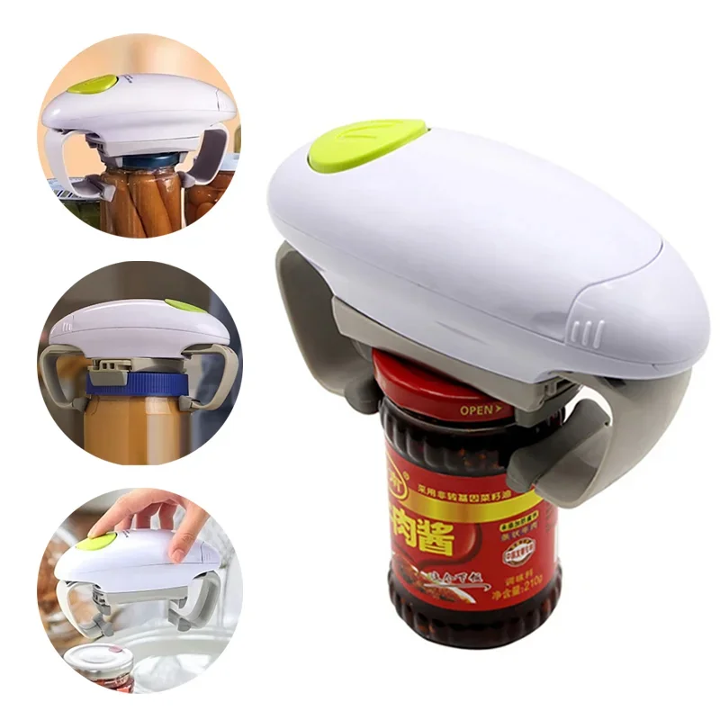Electric Can Opener - Ouvre-bouteille électrique automatique à une touche,