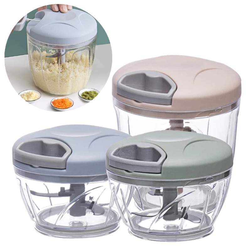 Kitchen Gadgets Hacks - Hachoir à ail manuel 500/900ML, presse-ail,