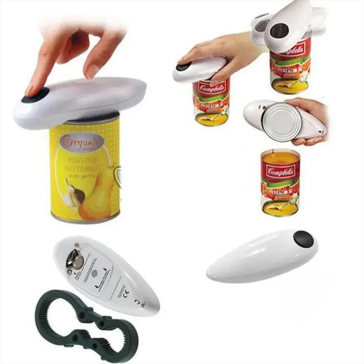 Electric Can Opener - Ouvre-bocal électrique automatique haute puissance, machine