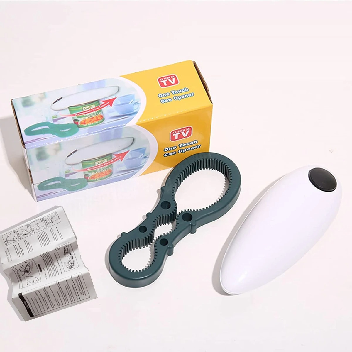 Electric Can Opener - Ouvre-boîte électrique automatique, ouvre-bouteille de bière,
