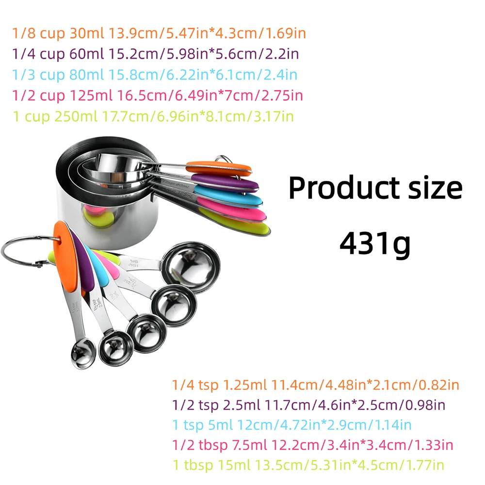 Ensemble de tasses et cuillère - Kitchen Gadgets Sale avis et prix