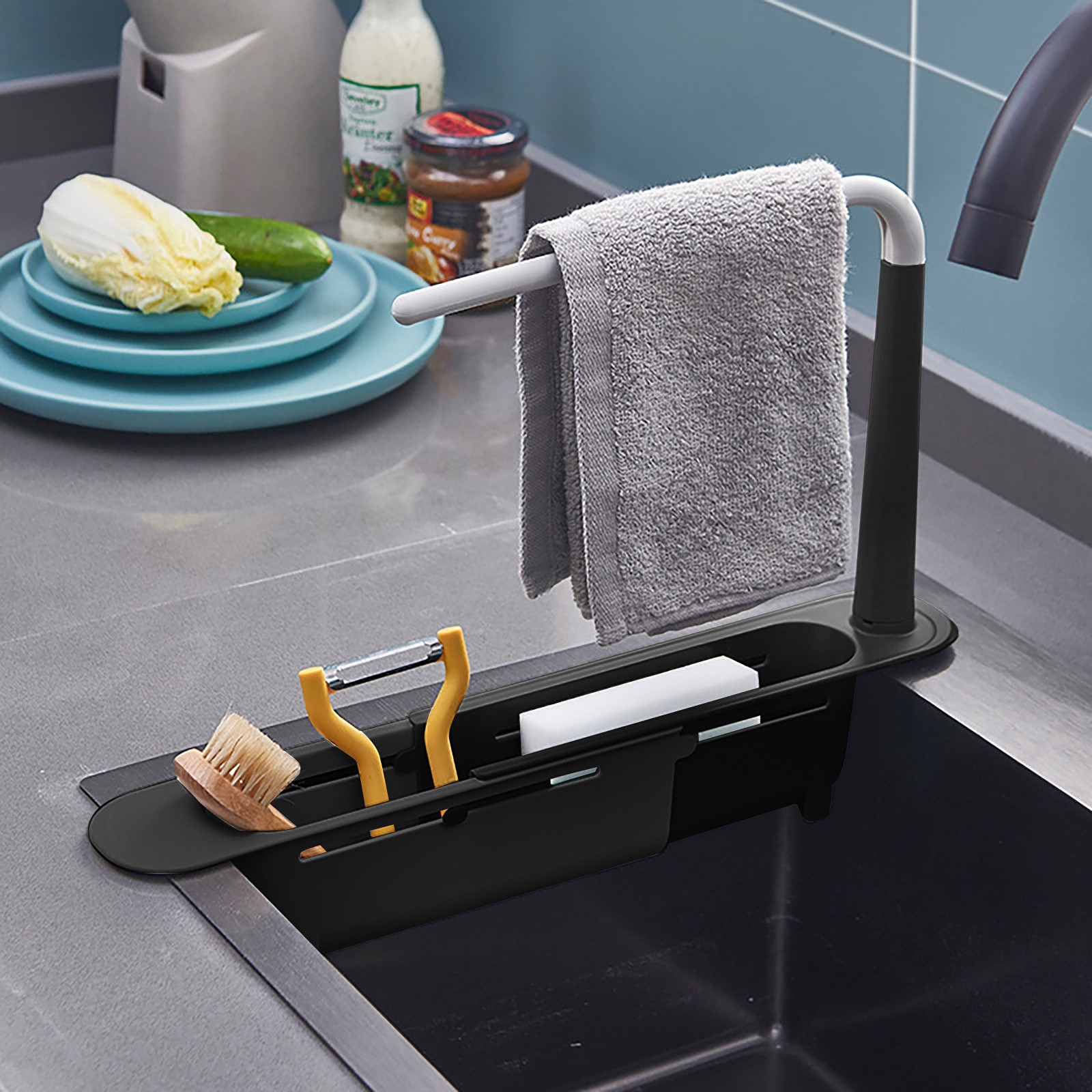 Elescopic-Étagère d'évier de p - Kitchen Gadgets Everyone Needs avis et prix