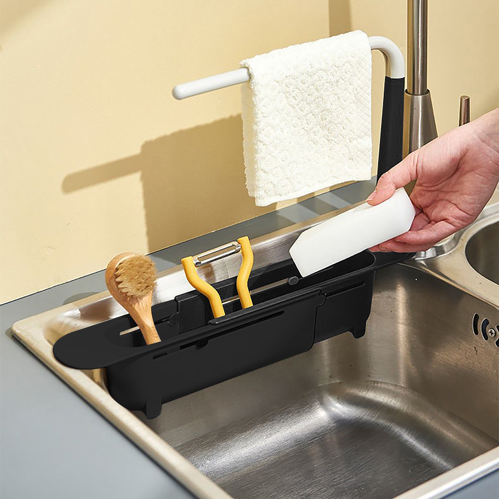 Elescopic-Étagère d'évier de p - Kitchen Gadgets Everyone Needs avis et prix