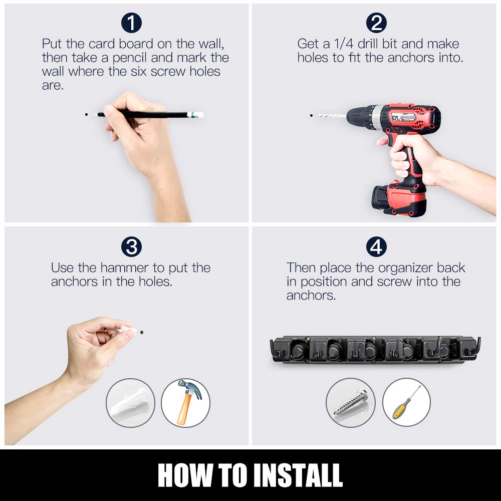 Support mural pour balai et se - Kitchen Gadgets Hacks avis et prix