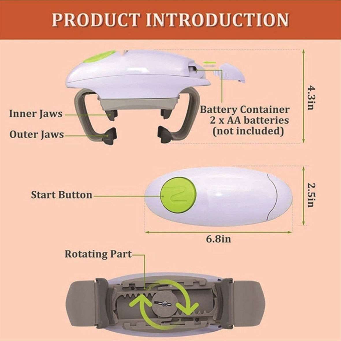 Ouvre-bouteille électrique aut - Electric Can Opener avis et prix