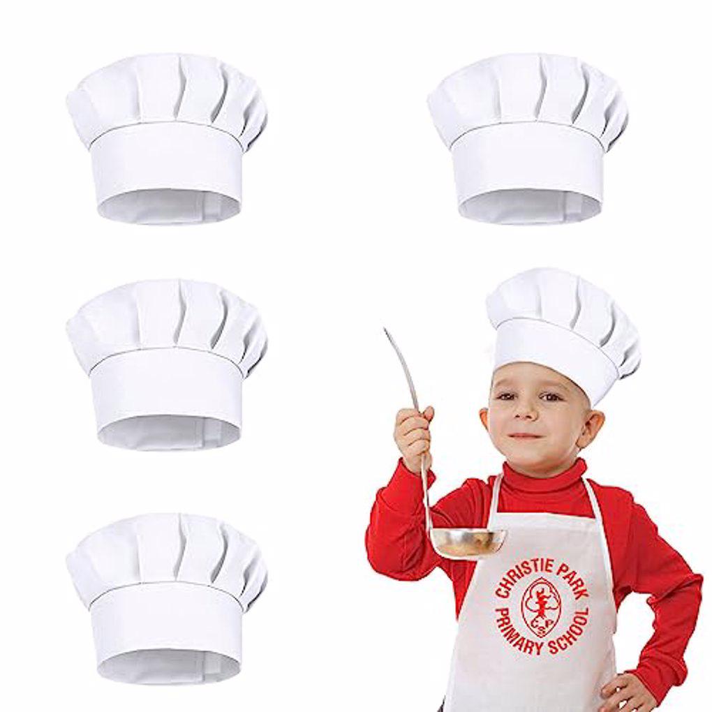 Lot de 4 chapeaux de chef blan - Kitchen Gadgets Sale avis et prix