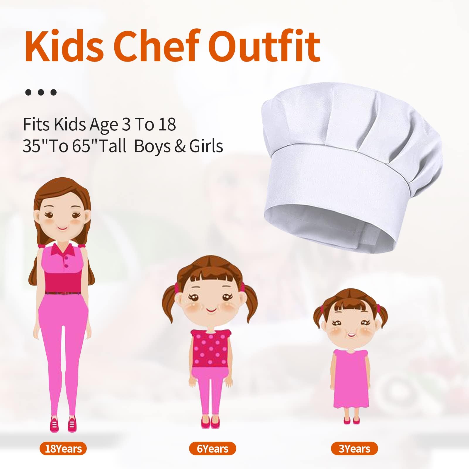 Lot de 4 chapeaux de chef blan - Kitchen Gadgets Sale avis et prix